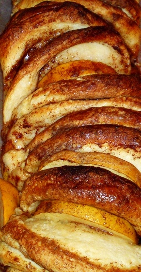 Jablkový prsteňový kysnutý koláč (fotorecept) - obrázok 12