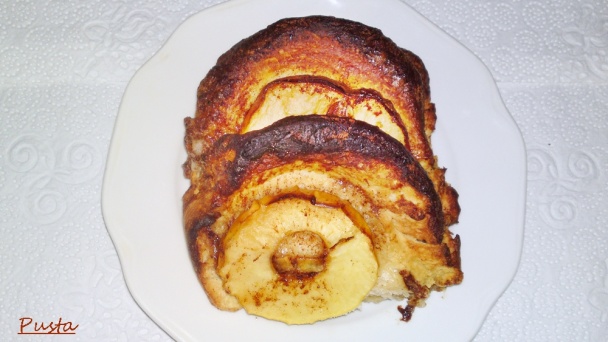 Jablkový prsteňový kysnutý koláč (fotorecept) - obrázok 13