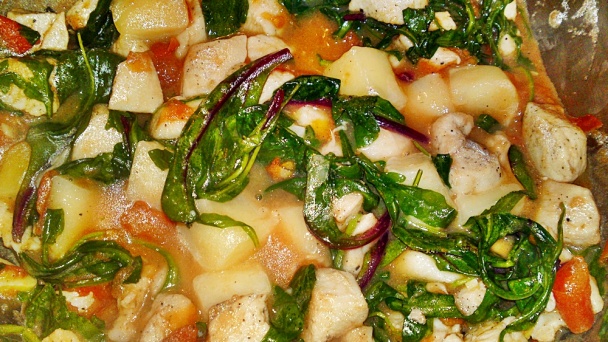 Kuracie prsia s listovým šalátom (fotorecept) - obrázok 11