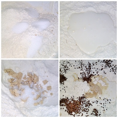 Vláčne prekladané pagáče s ľanovými semienkami (fotorecept) - obrázok 1