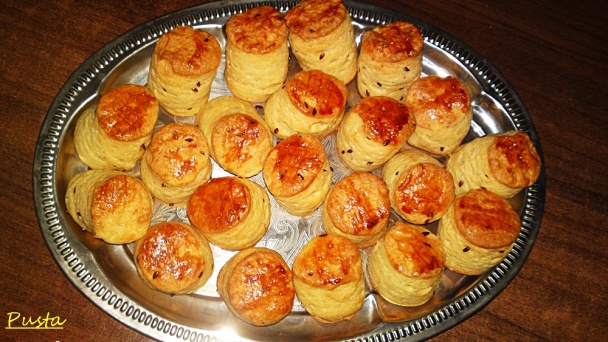 Vláčne prekladané pagáče s ľanovými semienkami (fotorecept) - obrázok 10