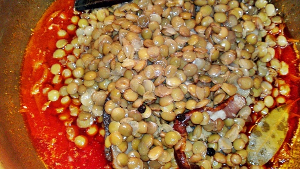 Teplý šošovicový šalát s údenou paprikou (fotorecept) - obrázok 8