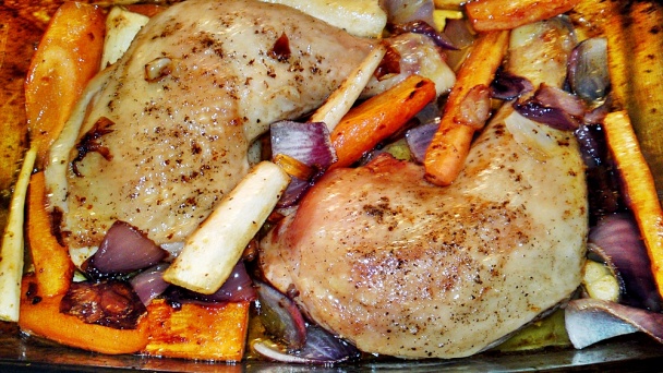 Pomaly pečené kuracie stehná na masle s bylinkami (fotorecept) - obrázok 8