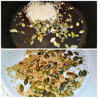 Brokolicové fašírky s tekvicovými semienkami a sezamom (fotorecept) - obrázok 3