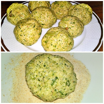 Brokolicové fašírky s tekvicovými semienkami a sezamom (fotorecept) - obrázok 7