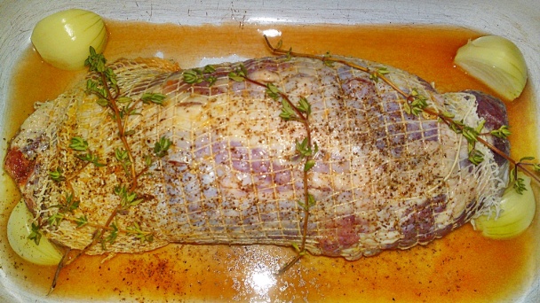 Pečené jahňacie stehno na Chardonnay, citrusoch a bylinkách (fotorecept) - obrázok 6