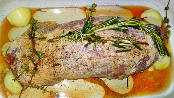 Pečené jahňacie stehno na Chardonnay, citrusoch a bylinkách (fotorecept) - obrázok 8