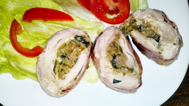 Jarná kuracia roláda s hubami a cuketou (fotorecept) - obrázok 16