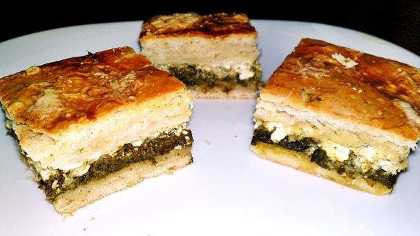 Slaný koláč so špenátom a fetou (fotorecept) - obrázok 14