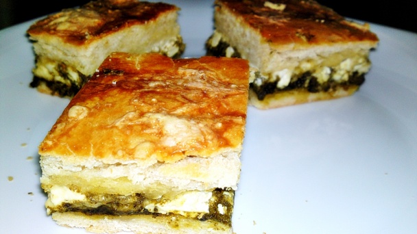 Slaný koláč so špenátom a fetou (fotorecept) - obrázok 15
