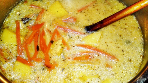 Belgická polievka  Waterzooi (fotorecept) - obrázok 9