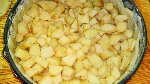 Jablkový koláč s karamelom (fotorecept) - obrázok 7