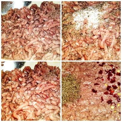 Jahňacie guľky so syrovou čiapočkou v paradajkovej omáčke s cuketou (fotorecept) - obrázok 1