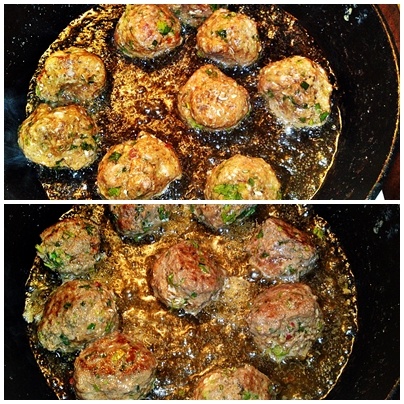 Jahňacie guľky so syrovou čiapočkou v paradajkovej omáčke s cuketou (fotorecept) - obrázok 9