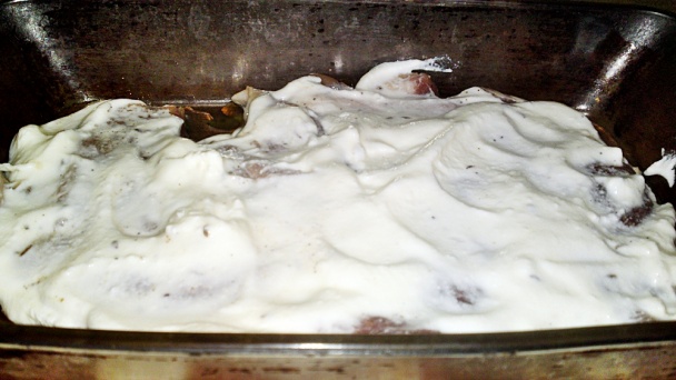 Pečené bravčové pliecko na iný spôsob s jablkovou kašou a zemiakovými pampúšikmi (fotorecept) - obrázok 3