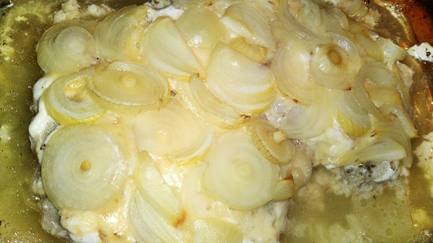 Pečené bravčové pliecko na iný spôsob s jablkovou kašou a zemiakovými pampúšikmi (fotorecept) - obrázok 6