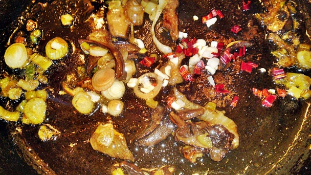 Spaghetti s rukolou, hubami, paradajkami a parmezánom (fotorecept) - obrázok 8