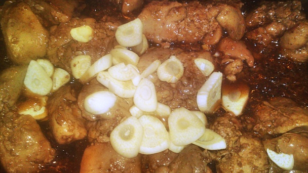 Oprážaná kuracia pečeň na cesnaku (fotorecept) - obrázok 6