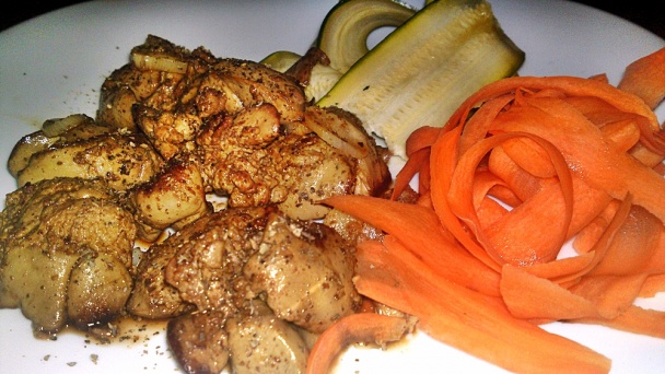 Oprážaná kuracia pečeň na cesnaku (fotorecept) - obrázok 8