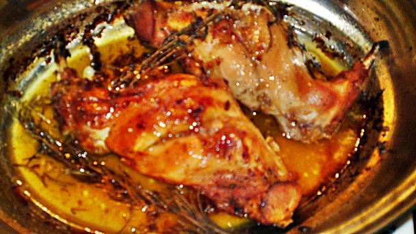 Pečené - dusené králičie stehná na masle a Chardonnay (fotorecept)  - obrázok 13