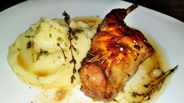 Pečené - dusené králičie stehná na masle a Chardonnay (fotorecept)  - obrázok 14