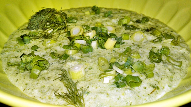Studená zelená jogurtová polievka (fotorecept) - obrázok 13