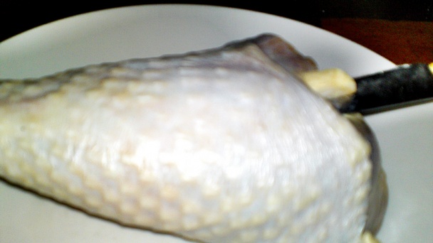 Židovské morčacie stehno na horčici a majoráne (fotorecept) - obrázok 1