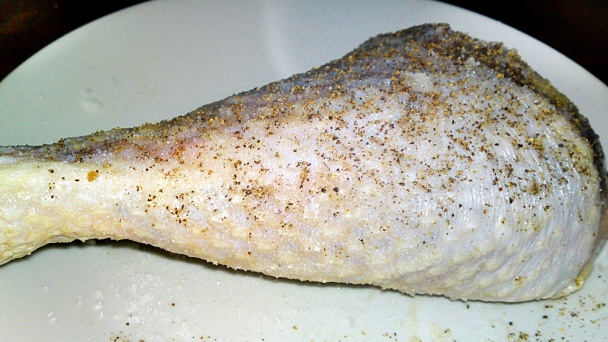 Židovské morčacie stehno na horčici a majoráne (fotorecept) - obrázok 3