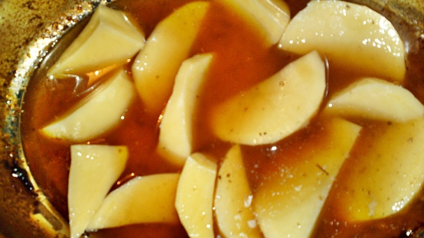 Židovské morčacie stehno na horčici a majoráne (fotorecept) - obrázok 13