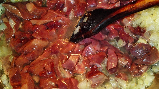 Restovaná bravčová pečeň na maďarský spôsob (fotorecept) - obrázok 3