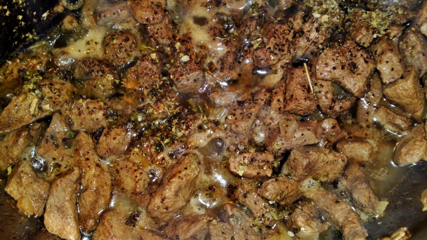 Restovaná bravčová pečeň na maďarský spôsob (fotorecept) - obrázok 5