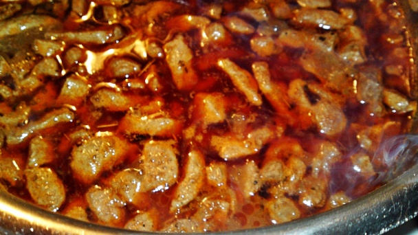 Restovaná bravčová pečeň na maďarský spôsob (fotorecept) - obrázok 7