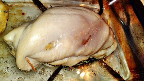 Plnená roláda z kuracích pŕs s citrónovou omáčkou (fotorecept) - obrázok 8