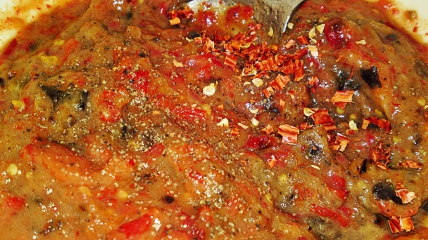 Pikantná baklažánovo-paprikovo-paradajková nátierka (fotorecept) - obrázok 12