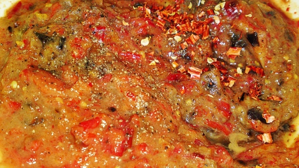 Pikantná baklažánovo-paprikovo-paradajková nátierka (fotorecept) - obrázok 13