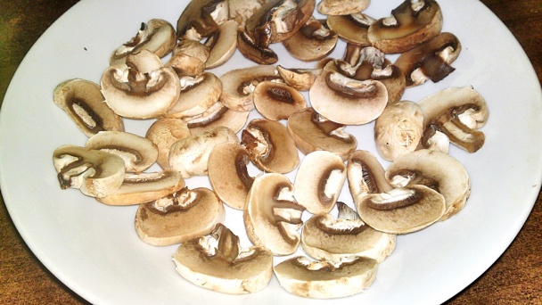 Roštenka na údenej paprike a šampiňónoch (fotorecept) - obrázok 2