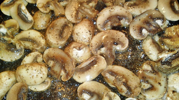 Roštenka na údenej paprike a šampiňónoch (fotorecept) - obrázok 4