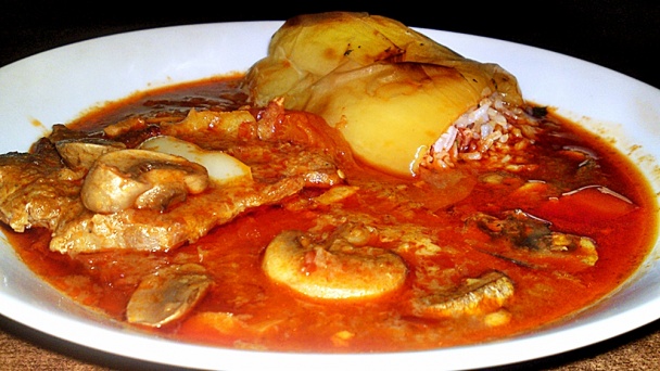 Roštenka na údenej paprike a šampiňónoch (fotorecept) - obrázok 15