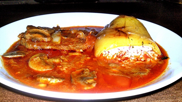 Roštenka na údenej paprike a šampiňónoch (fotorecept) - obrázok 16