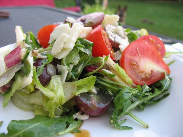 Hovädzí steak so šalátom a bagetou (fotorecept) - obrázok 2