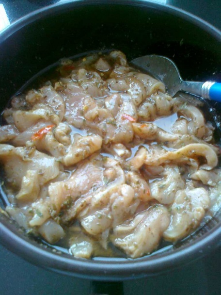 Marinované kuracie rezančeky - obrázok 1