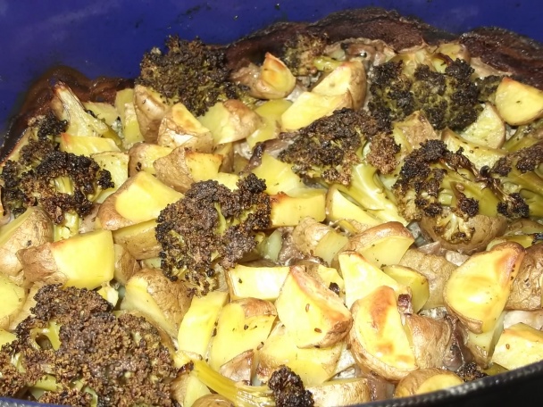 Zemiaky zapečené s hlivou a brokolicou (fotorecept) - obrázok 2