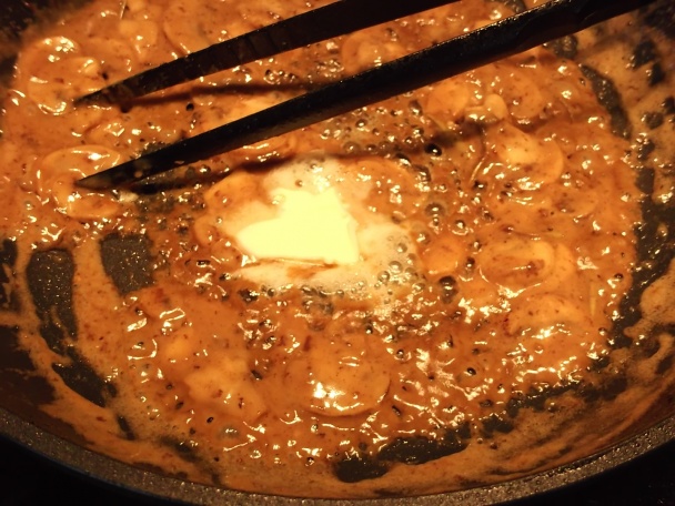 Steak so smotanovo-pečiarkovou redukciou (fotorecept) - obrázok 6