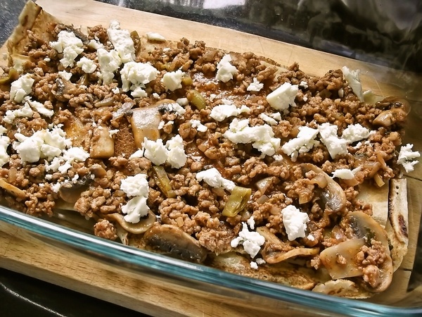 Zapečené palacinky s mäsom na spôsob lasagne (fotorecept) - obrázok 7