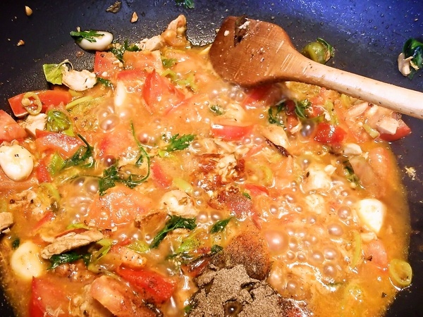 Penne s pečeným kuracím prsom (fotorecept) - obrázok 4