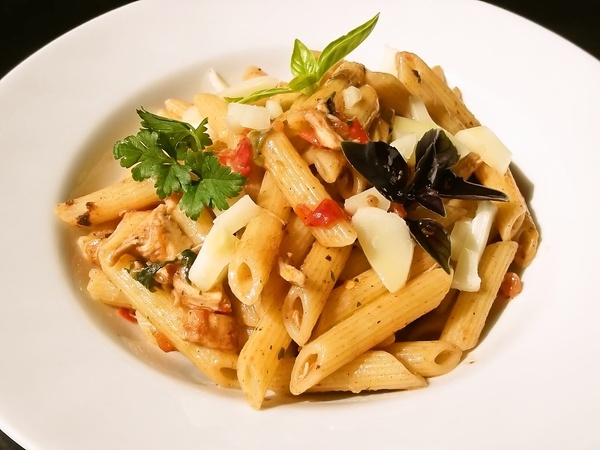 Penne s pečeným kuracím prsom (fotorecept) - obrázok 7