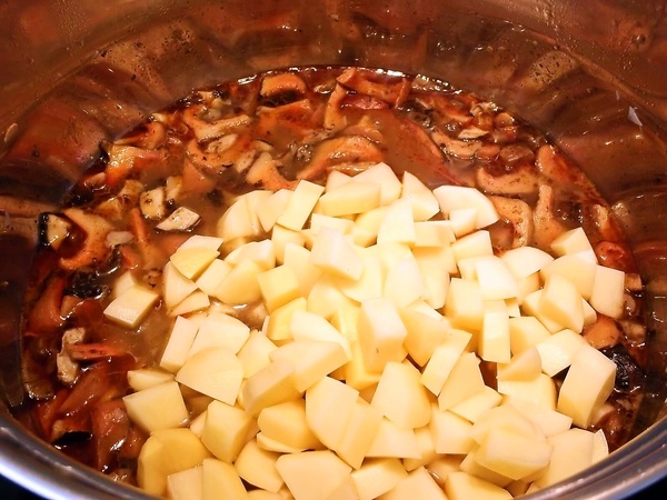 Hubová polievka z rýdzikov, václaviek a bedlí na kyslo (fotorecept) - obrázok 7