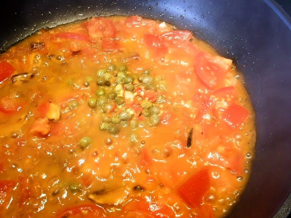 Tagliatelle so sardelami a kaparami (fotorecept) - obrázok 3