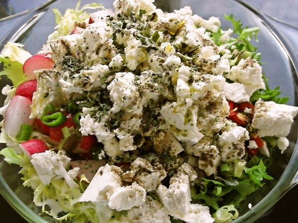 Zeleninový šalát s fetou (fotorecept) - obrázok 2