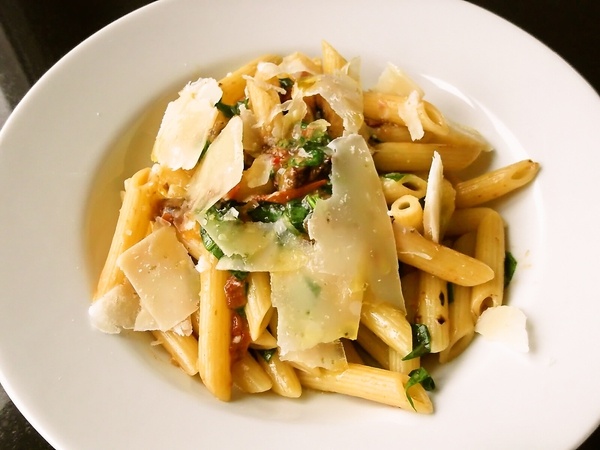 Penne s medvedím cesnakom (fotorecept) - obrázok 5